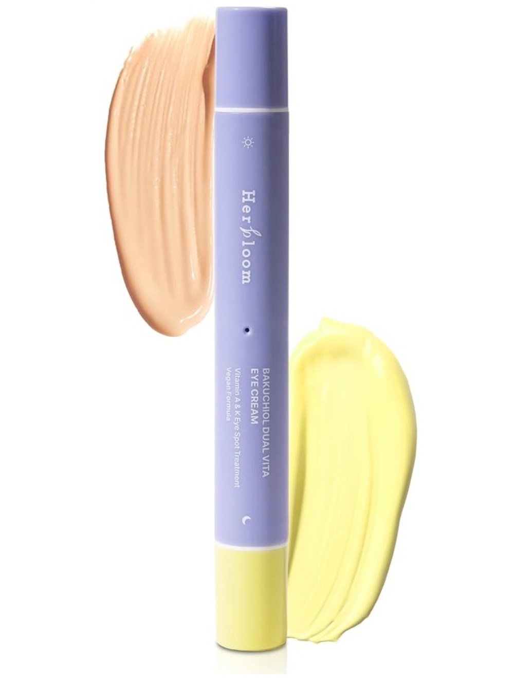Set of two Herbloom Bakuchiol Dual Vita Eye Cream.  Vegan